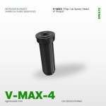 V-MAX | Pop-Up Spray Head 4â€ Plastic