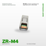 ZR-M4 | 4 Zone module to be used with ZR-O-PRO 2400