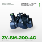 ZV-SM-200-AC | 2" Glass Filled Nylon Solenoid Valve with EPDM Diaphragm 24V AC